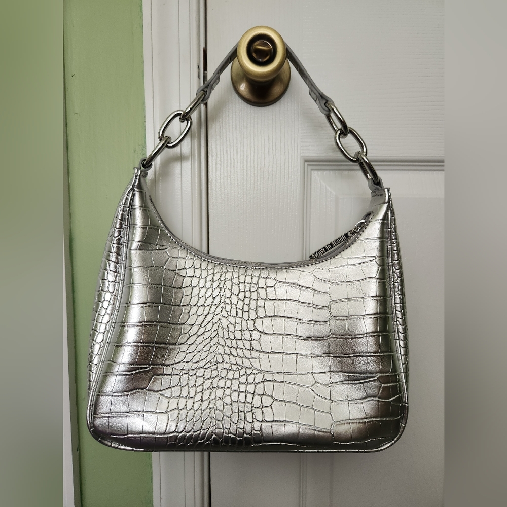 House of Want metallic shoulder bag